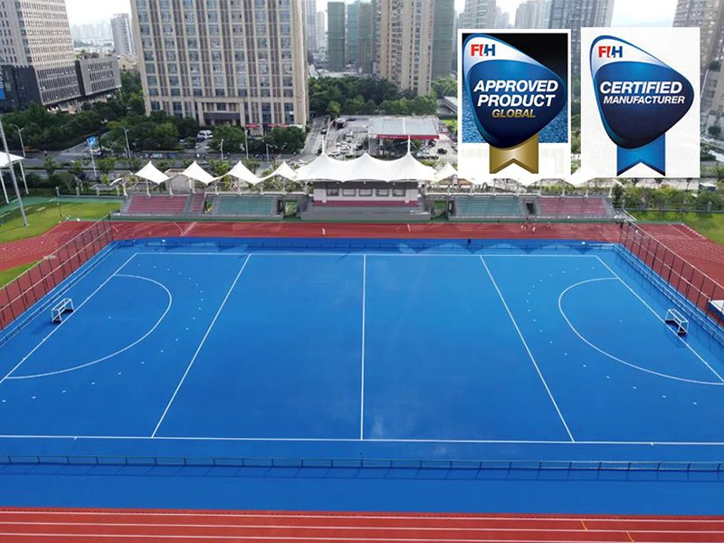 The First Artificial Grass Manufacturer in China obtained FIFA and FIH Licensee 