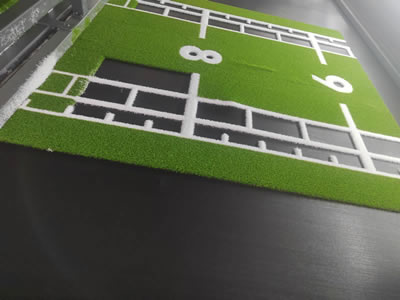 Patterned Artificial Grass