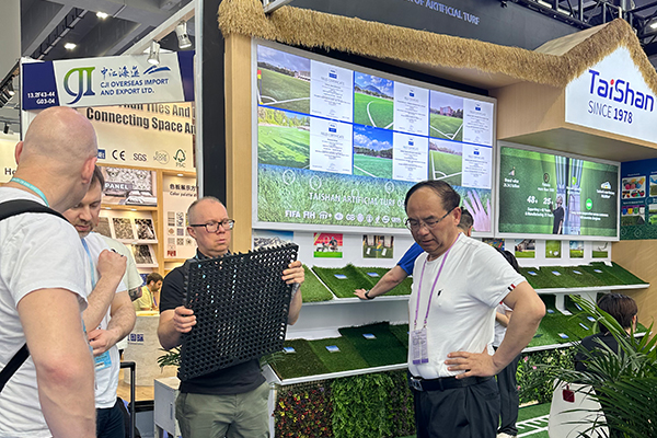 Artificial Grass System with Woven Base (with Modular Woven Base + Effective Drainage System)